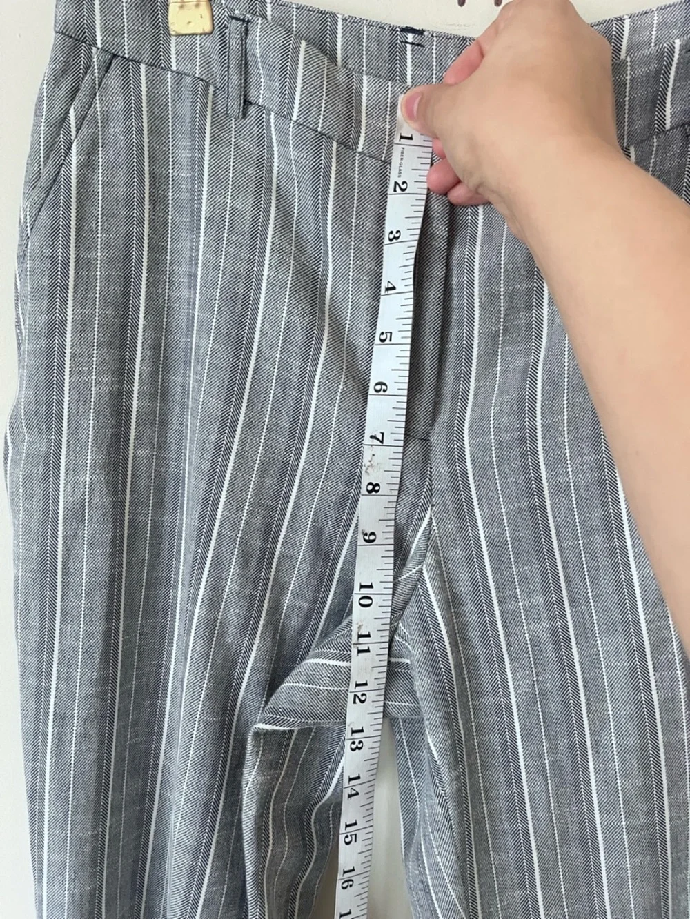 Anne Klein Gray minimalist neutral office  women's  Dress Pants size 8 - Picture 9 of 11